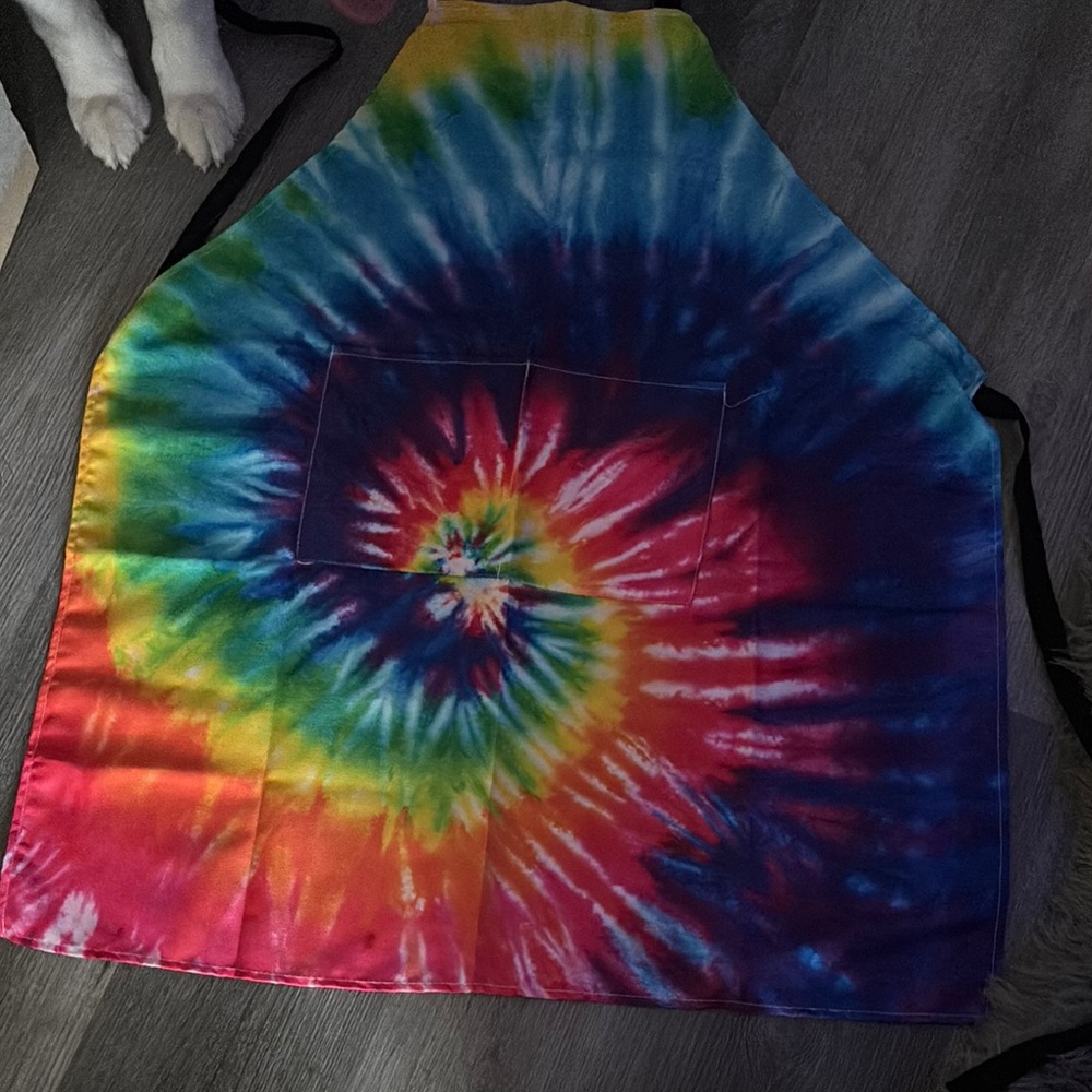 Colorful Tie-Dye Apron